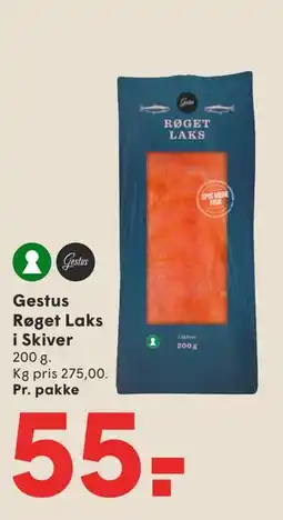 SPAR Gestus Røget Laks i Skiver tilbud