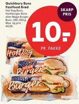 SPAR Quickbury Buns Fastfood Brød tilbud