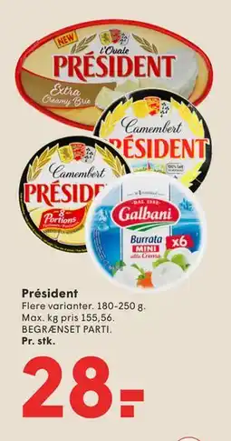 SPAR Président tilbud