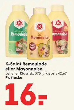 SPAR K-Salat Remoulade eller Mayonnaise tilbud