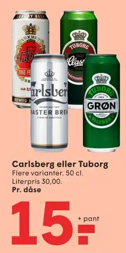 SPAR Carlsberg eller Tuborg tilbud