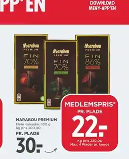MENY MARABOU PREMIUM tilbud