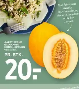 MENY AARSTIDERNE ØKOLOGISK HONNINGMELON tilbud