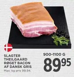 MENY SLAGTER THEILGAARD RØGET BACON AF DANSK GRIS tilbud