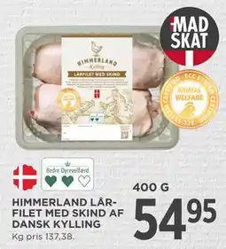 MENY HIMMERLAND LÅRFILET MED SKIND AF DANSK KYLLING tilbud