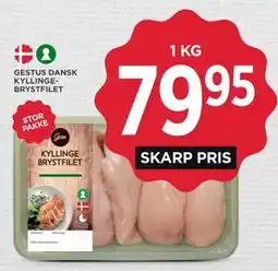 MENY GESTUS DANSK KYLLINGEBRYSTFILET tilbud