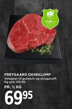 MENY FREYGAARD OKSEKLUMP tilbud