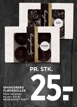 MENY SPANGSBERG FLØDEBOLLER tilbud