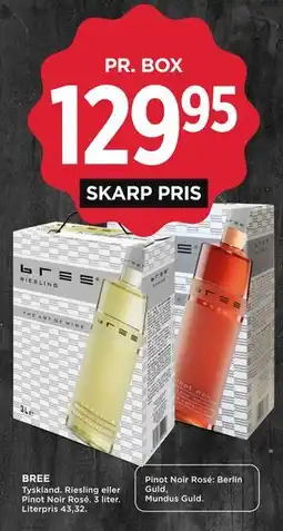 MENY BREE tilbud