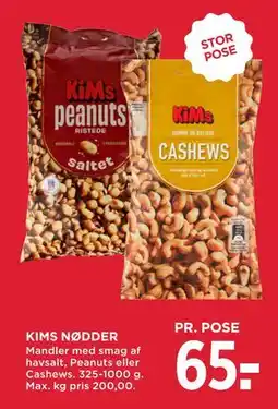 MENY KIMS NØDDER tilbud