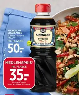 MENY KIKKOMAN SOJASAUCE tilbud