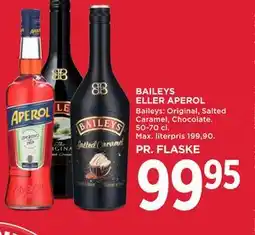 MENY BAILEYS ELLER APEROL tilbud