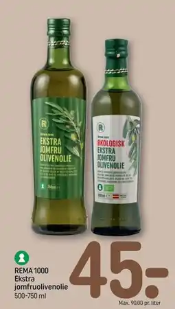 REMA 1000 REMA 1000 Ekstra jomfruolivenolie tilbud