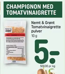 REMA 1000 Nemt & Grønt Tomatvinaigrette pulver tilbud