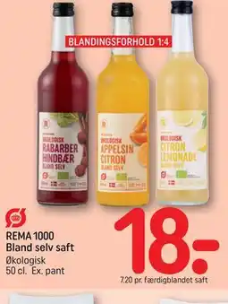 REMA 1000 REMA 1000 Bland selv saft tilbud