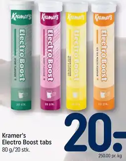 REMA 1000 Kramer's Electro Boost tabs tilbud