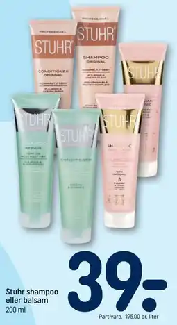REMA 1000 Stuhr shampoo eller balsam tilbud