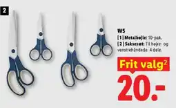 Lidl W5 Saksesæt tilbud