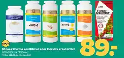Netto Fitness Pharma kosttilskud eller Floradix krauterblut tilbud