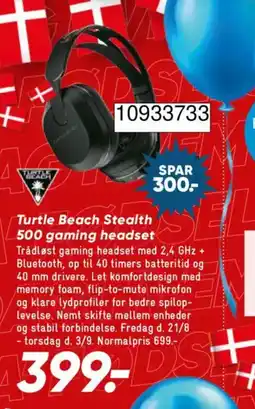 Bilka Turtle Beach Stealth 500 gaming headset tilbud