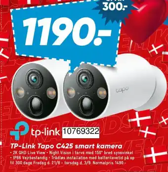 Tp-link tapo c425 smart kamera