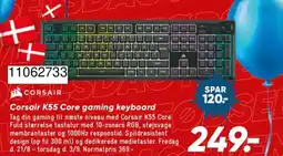 Bilka Corsair Corsair K55 Core gaming keyboard tilbud