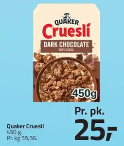 Fleggaard Quaker Cruesli tilbud