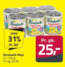 Fleggaard Bonduelle Majs (6 x 140 g) tilbud