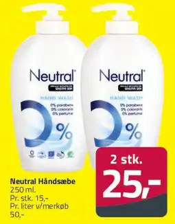 Fleggaard Neutral Håndsæbe 250 ml tilbud