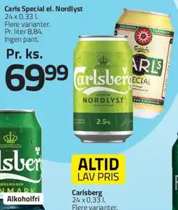 Fleggaard Carlsberg (Special / Nordlyst) tilbud