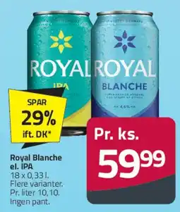 Fleggaard Royal Blanche el. IPA tilbud