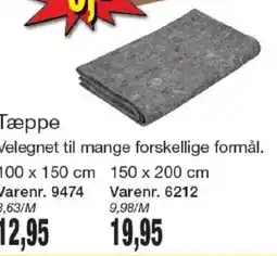 Harald Nyborg Tæppe tilbud