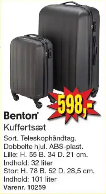 Benton Kuffertsæt