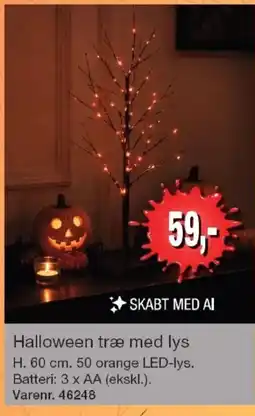 Harald Nyborg Halloween træ med lys tilbud