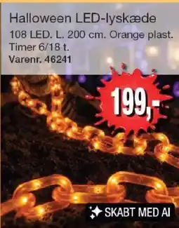 Harald Nyborg Halloween LED-lyskæde tilbud