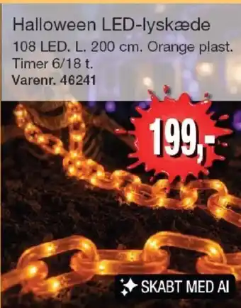 Harald Nyborg Halloween LED-lyskæde tilbud