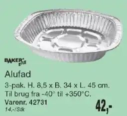 Harald Nyborg Baker grill Alufad tilbud