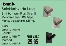 Harald Nyborg Home.it Selvklæbende krog tilbud