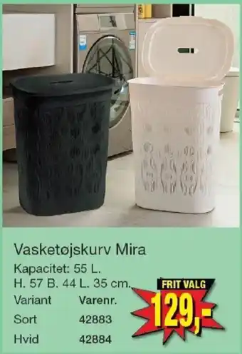 Vasketøjskurv Mira