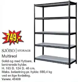 Harald Nyborg Sjöbo Storage Multireol tilbud
