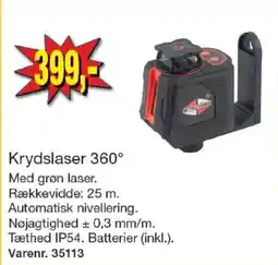Harald Nyborg Mitsutomo Krydslaser 360° tilbud