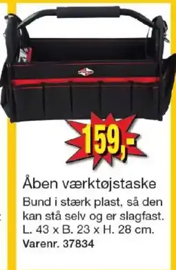 Harald Nyborg Åben værktøjstaske tilbud