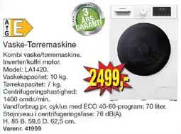 Harald Nyborg Wassco Vaske-Tørremaskine tilbud