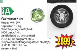 Harald Nyborg A+G Vaskemaskine tilbud