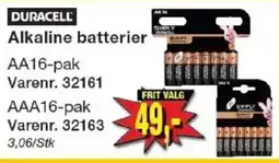 Harald Nyborg Duracell Alkaline batterier tilbud