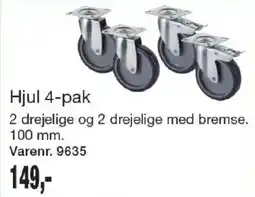 Harald Nyborg Hjul 4-pak tilbud