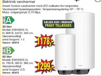 Harald Nyborg Teka elektrisk vandvarmer tilbud
