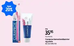 Matas Curaprox børnetandbørster og pasta tilbud