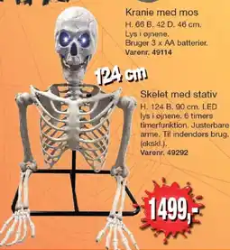 Harald Nyborg Skelet med stativ tilbud