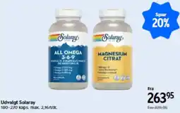 Matas Solaray All Omega 3-6-9 Magnesium Citrat tilbud